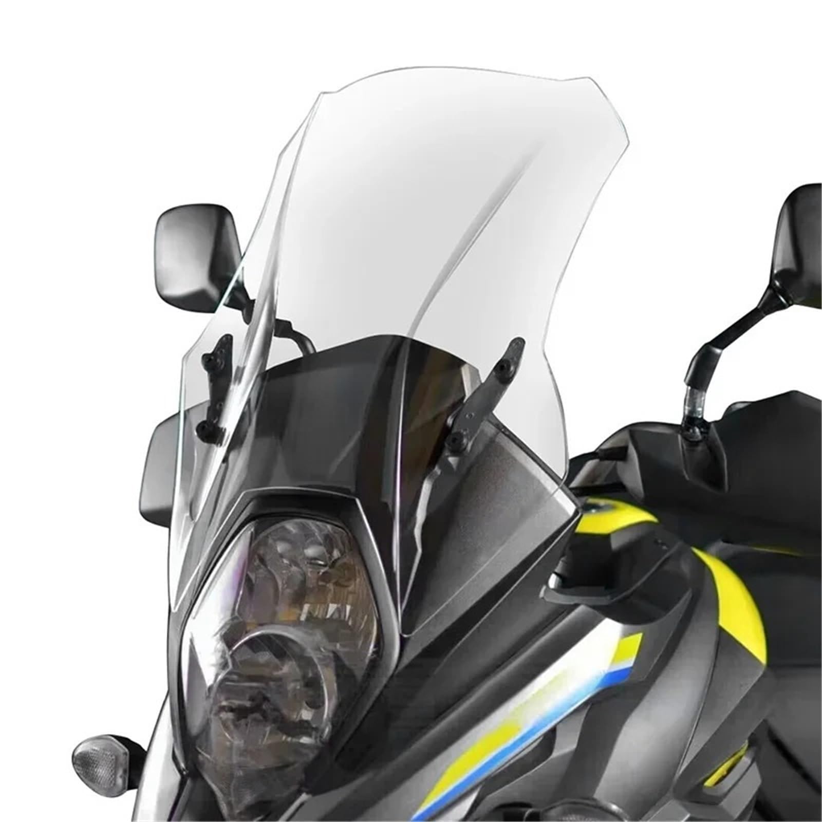 Osłona przeciwsłoneczna Pasuje do Suzuki v-strom 650XT 2017-2024 motocyklowa szyba przednia szyba przednia deflektor wiatrowy(Smoke Gray)