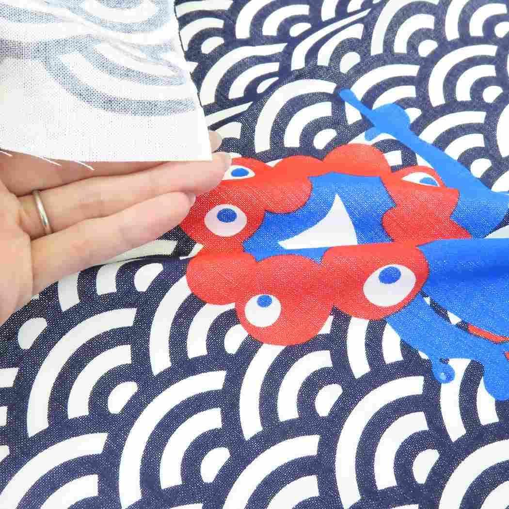 ミャクミャク[手ぬぐい]2025大阪 関西万博キャラクターてぬぐい/青海波