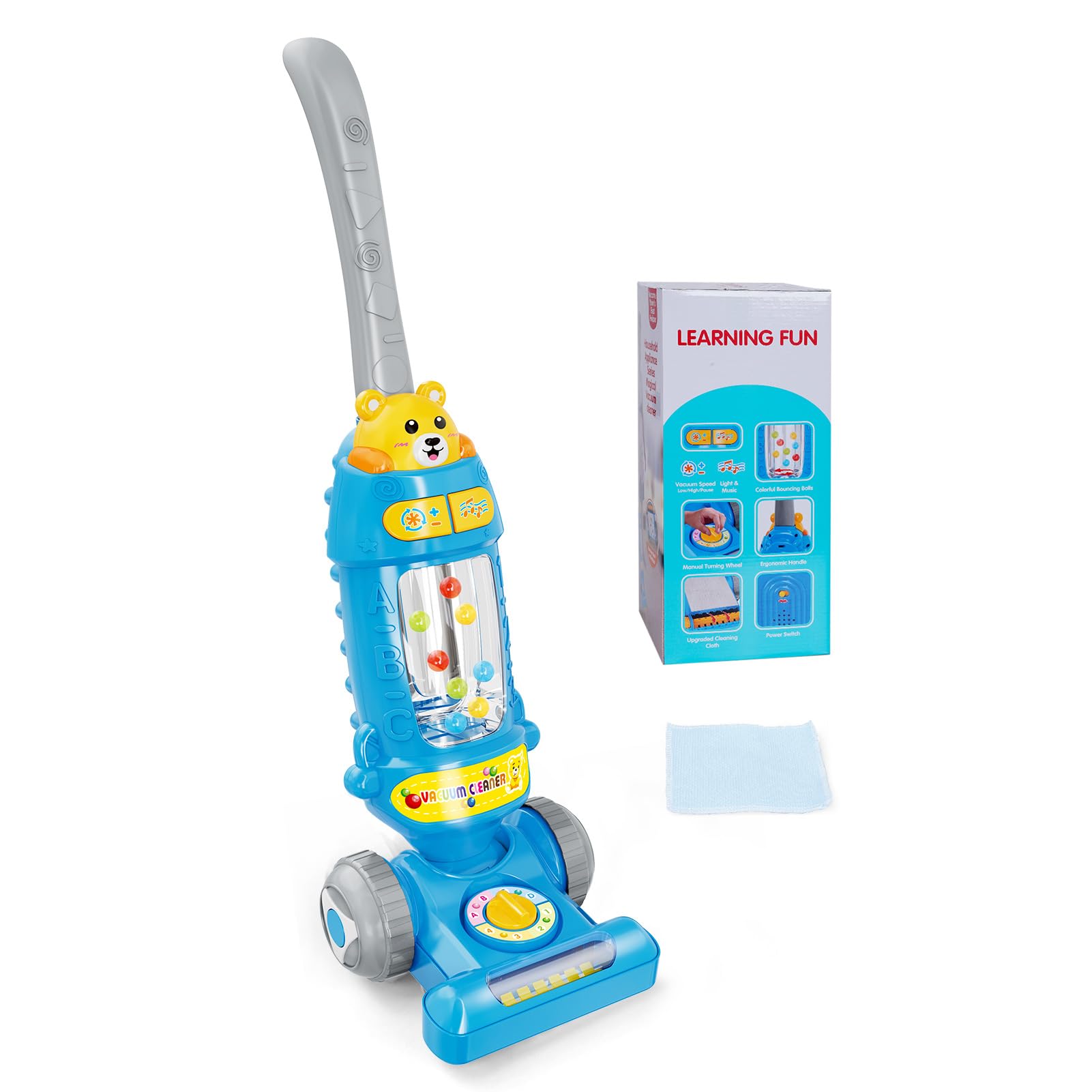 おもちゃ elfbark Amazon.com: FS Toddler Vacuum Toy that Works with Lights