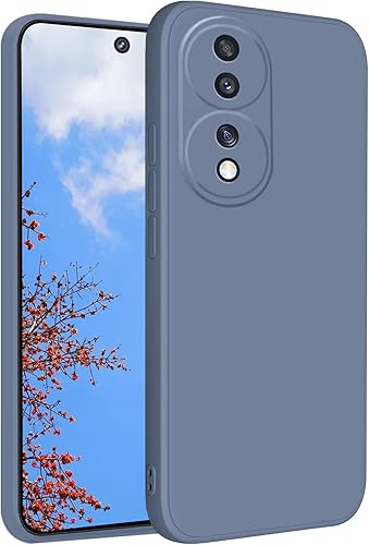 Miniatura 8 de Compatible con Honor 70 Funda de silicona púrpura Honor 70 funda protectora delgada a prueba de golpes funda protectora suave antihuellas dactilares