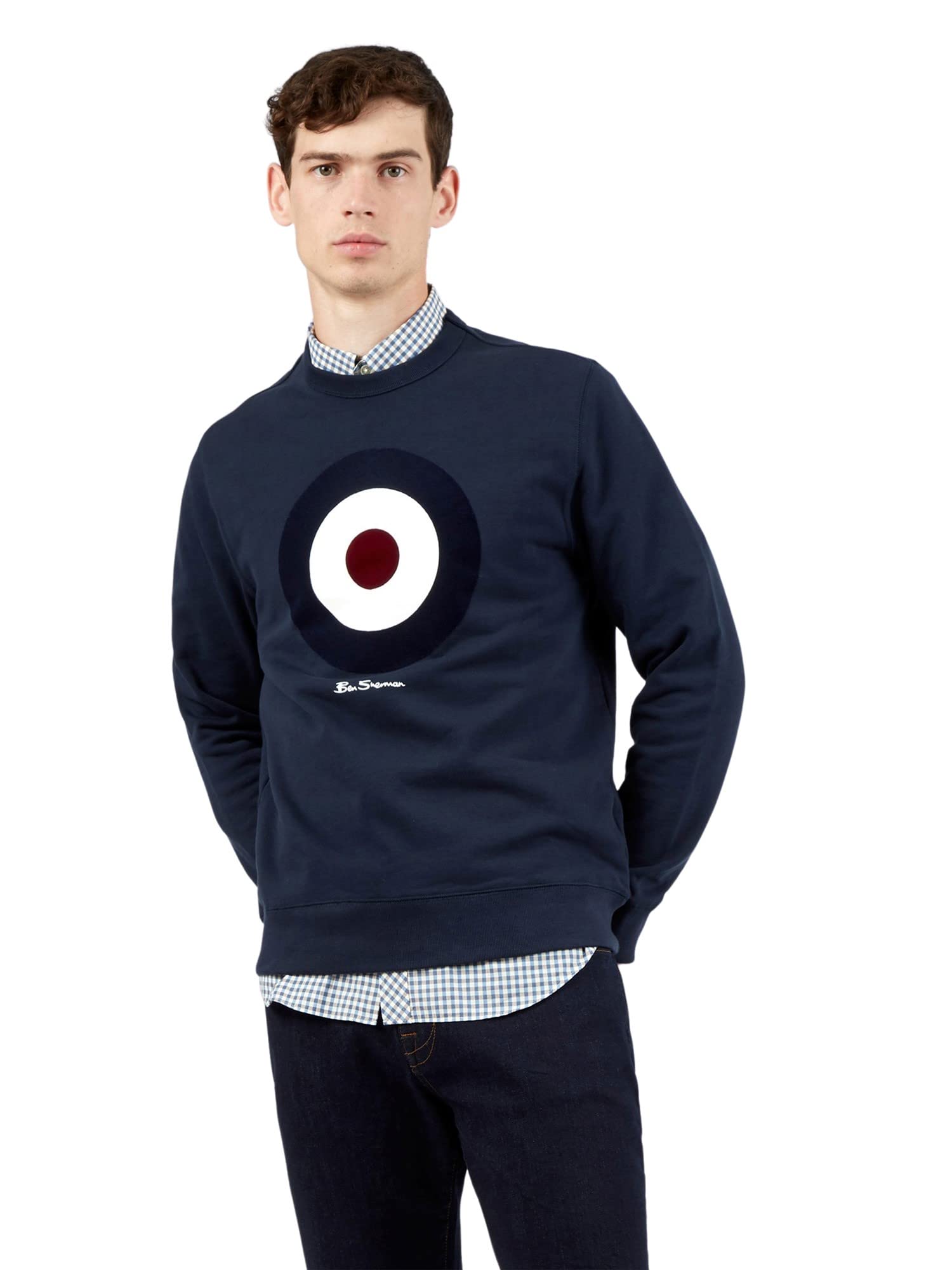 Ben Sherman Mens Dark Navy Sweatshirt