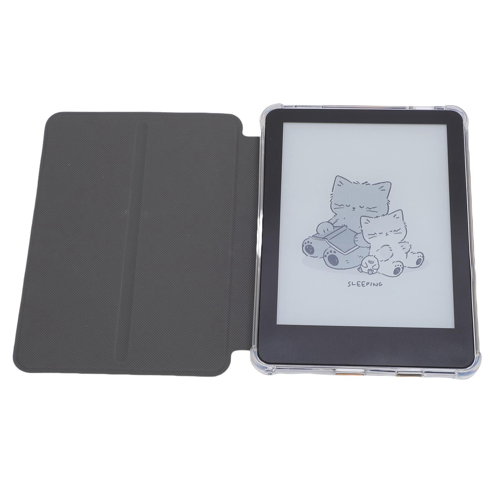 Fabater E-Paper-Reader, Kompakter 6-Zoll-300-PPI-Touchscreen mit Schutzhülle für Tägliche Leser und Lernbegeisterte (Black)