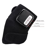 Vista 9 de Rodilleras inalámbricas de calefacción masajeador de rodilla para aliviar el dolor, rodillera con vibración calentada, masaje térmico para artritis