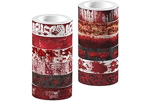 EXCEART 12 Rolls Halloween Washi Tape, Unleash Your Ghoulish Creativity