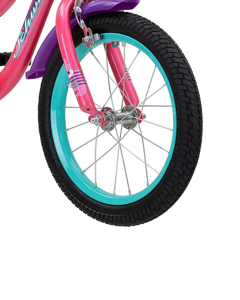 Amazon.com : Schwinn Jasmine Kids Bike with Training Wheels, 16-Inch  Wheels, Front Basket, Coaster and Hand Brakes, Pink : Sports & Outdoors