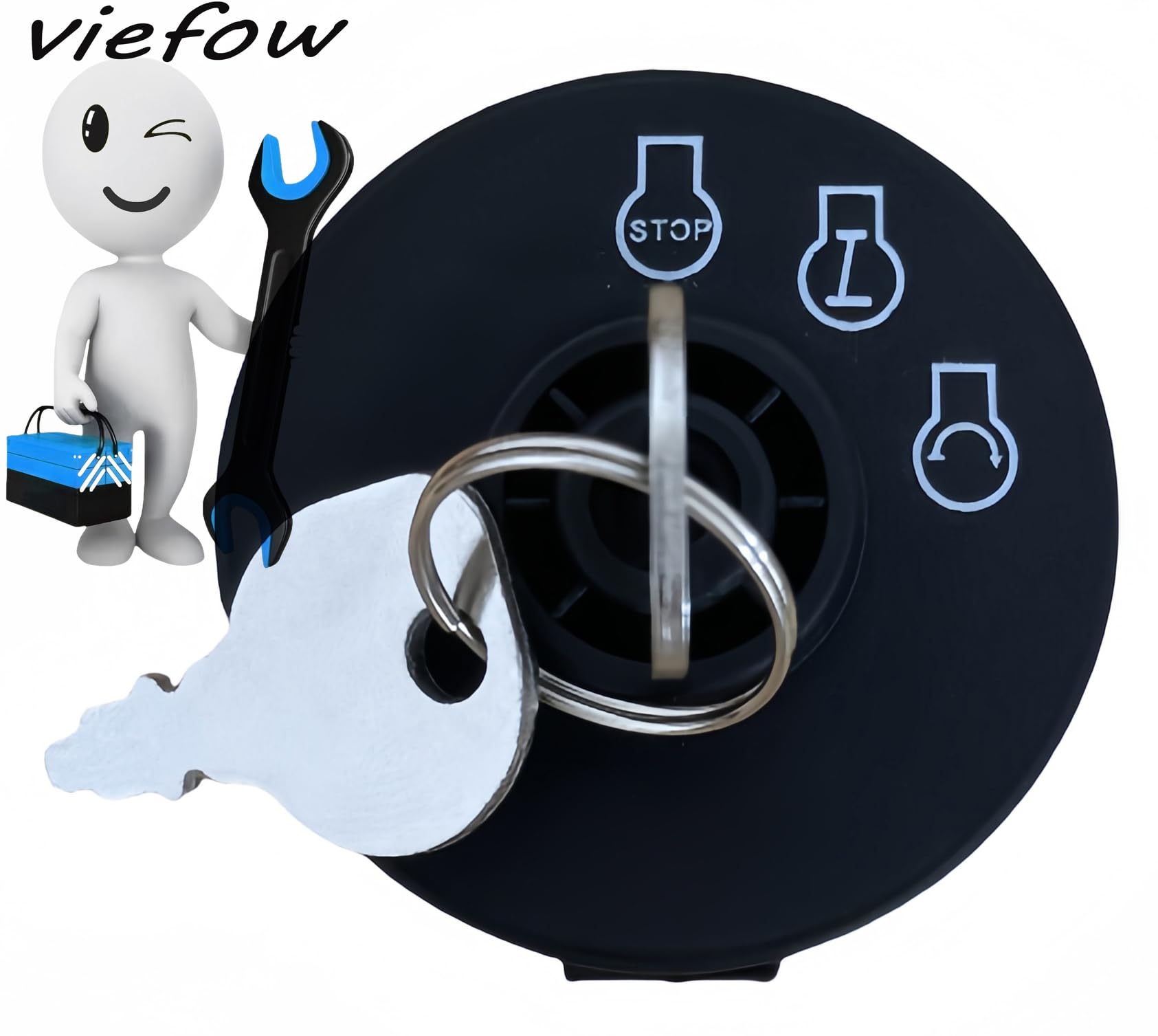 Interruttore 117-2221 Compatibile Interruttore Di Accensione Per Tosaerba Toro E Exmark Numero Parte 117 2221 D 628998 - Foto 2