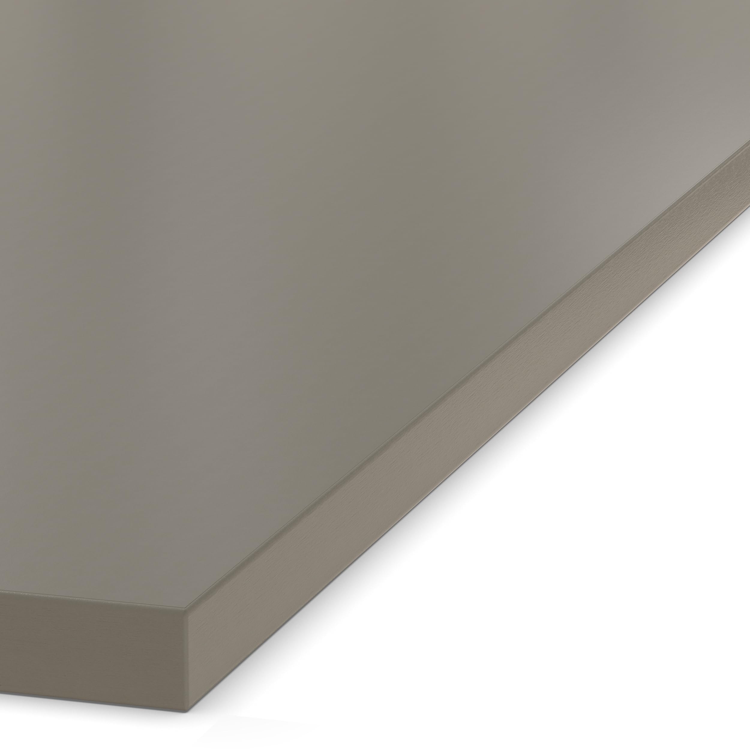 AUPROTEC Piano del tavolo 19mm Alux Caviar 100x60 cm I Pannello truciolare con bordo ABS da 2mm e incollaggio PU I rivestito in melammina I elegante e idrorepellente