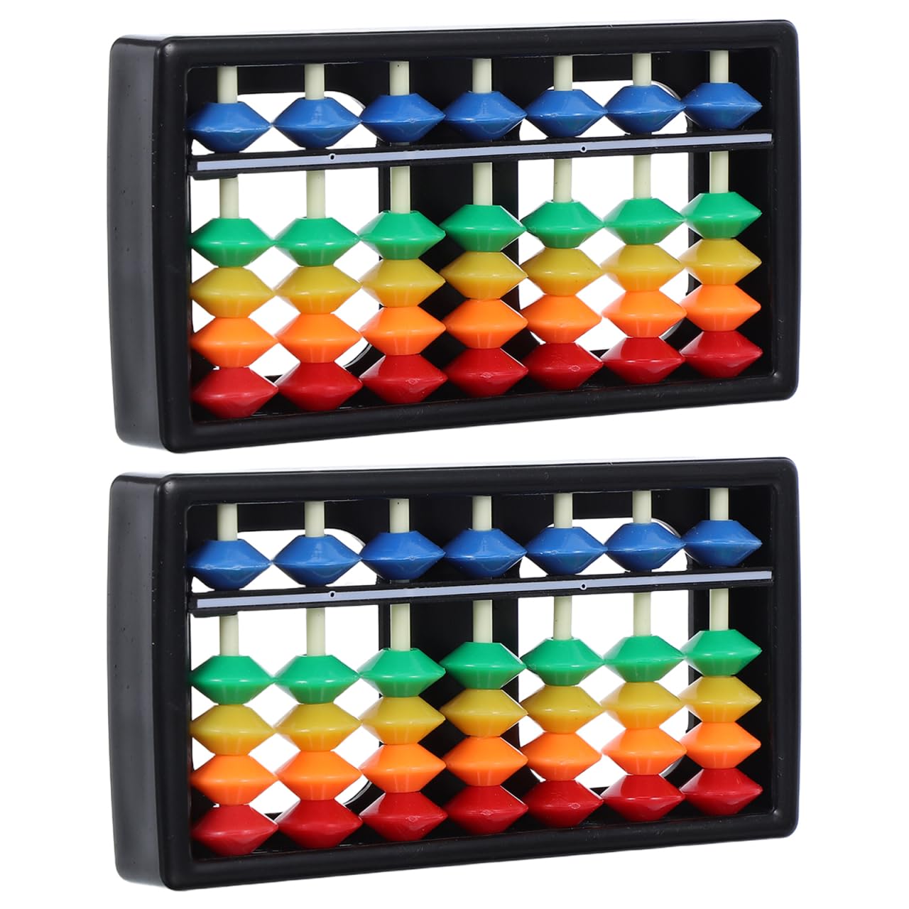 Calculadora de plástico Abacus Soroban de plástico para aprendizaje de matemáticas de plástico, juguetes educativos para cálculo de niños