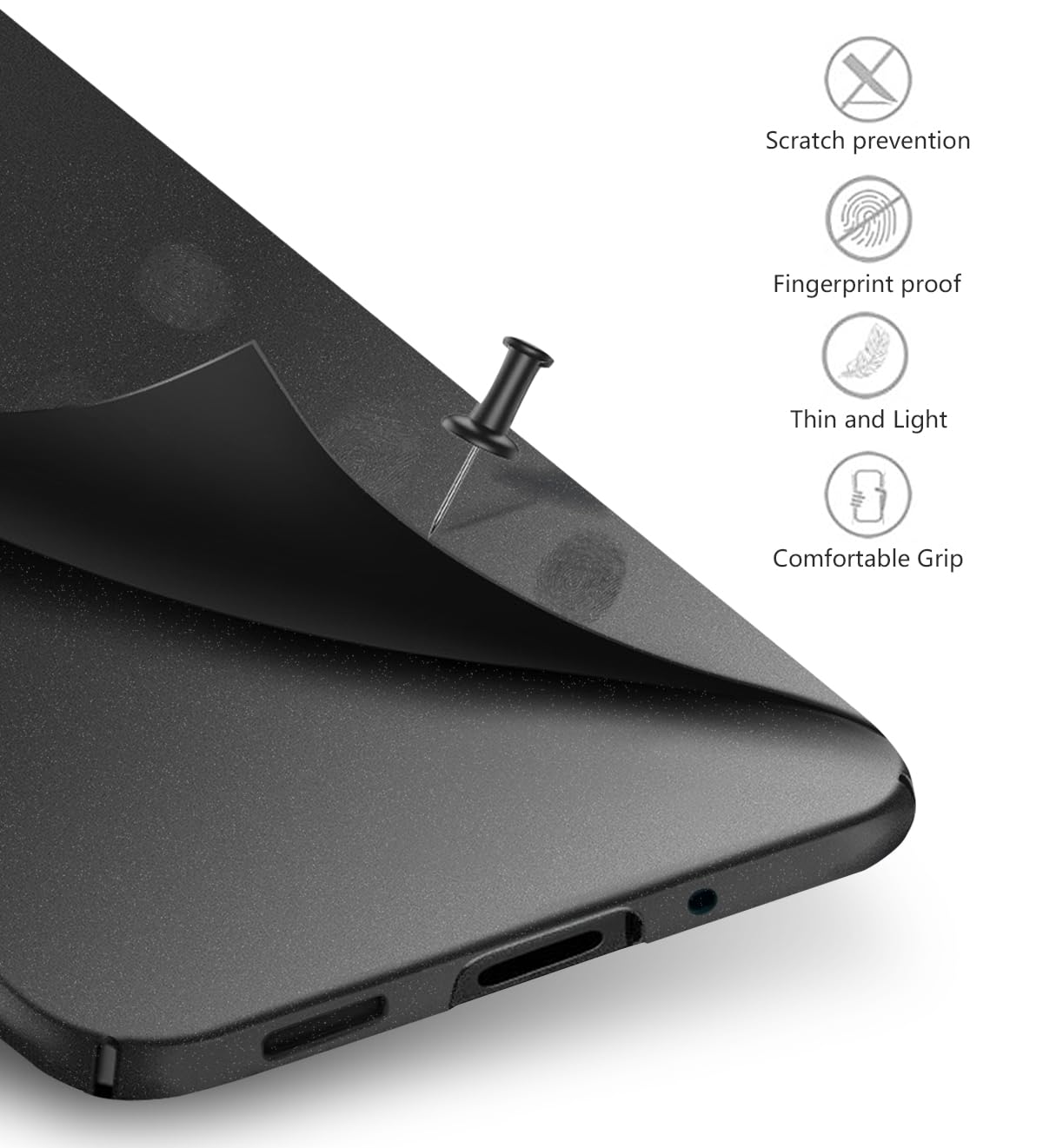 Bastmei Funda Para OnePlus 10T 5G, Ultraligero Ultrafino