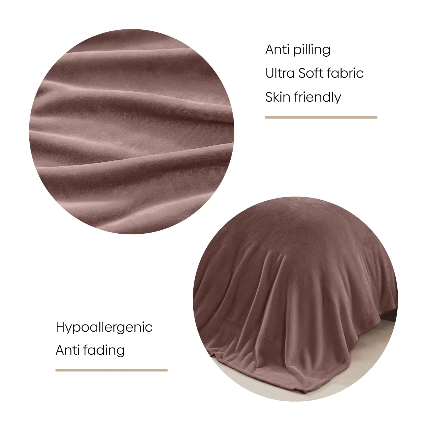 haus & kinder Soft Embrace Flannel Blanket - Ultra Soft -7