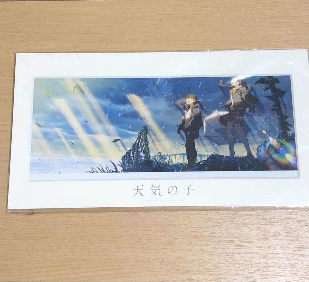 天気の子　描き下ろしキャラファイングラフ　&　A賞ビッグイラストボード 天気の子 描き下ろしキャラファイングラフ & A賞ビッグイラストボード
