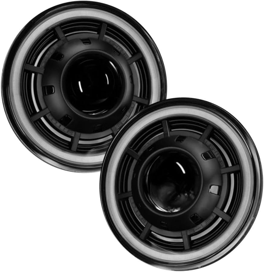 ORACLE Lighting 5876-001 Oculus 7" BI-LED Projector Headlight Fits 2007 2018 Wrangler JK - Optimal Beam Angle and Light Distribution, Enhanced Driver Visibility