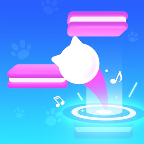 Ball Meow Jump Cats Dancing Tiles