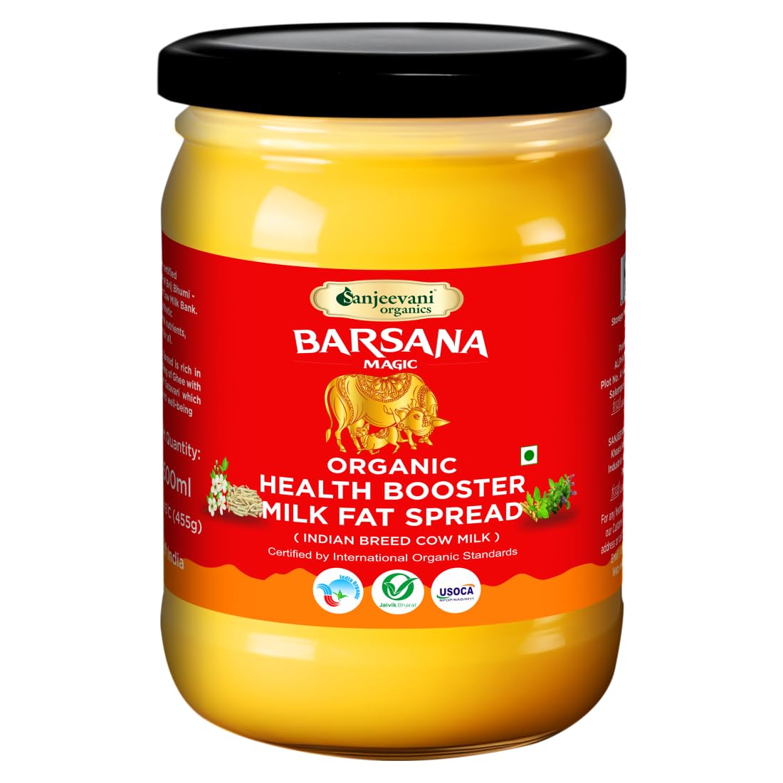 Barsana Magic Organic Health Booster Cow Milk Fat Spreads (Made by Indian Breed Cow Milk) - 500 ml, Cooked with Magical Herbs, Helps in Strength (B0D6YCCRL6) Amazon Price History, Amazon Price Tracker