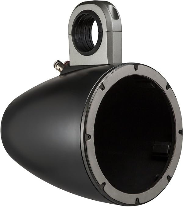 KICKER 12KMTES Pair of Wake Tower/Roll Bar Speaker Enclosures, Black by KICKER - Used condition - Image 2
