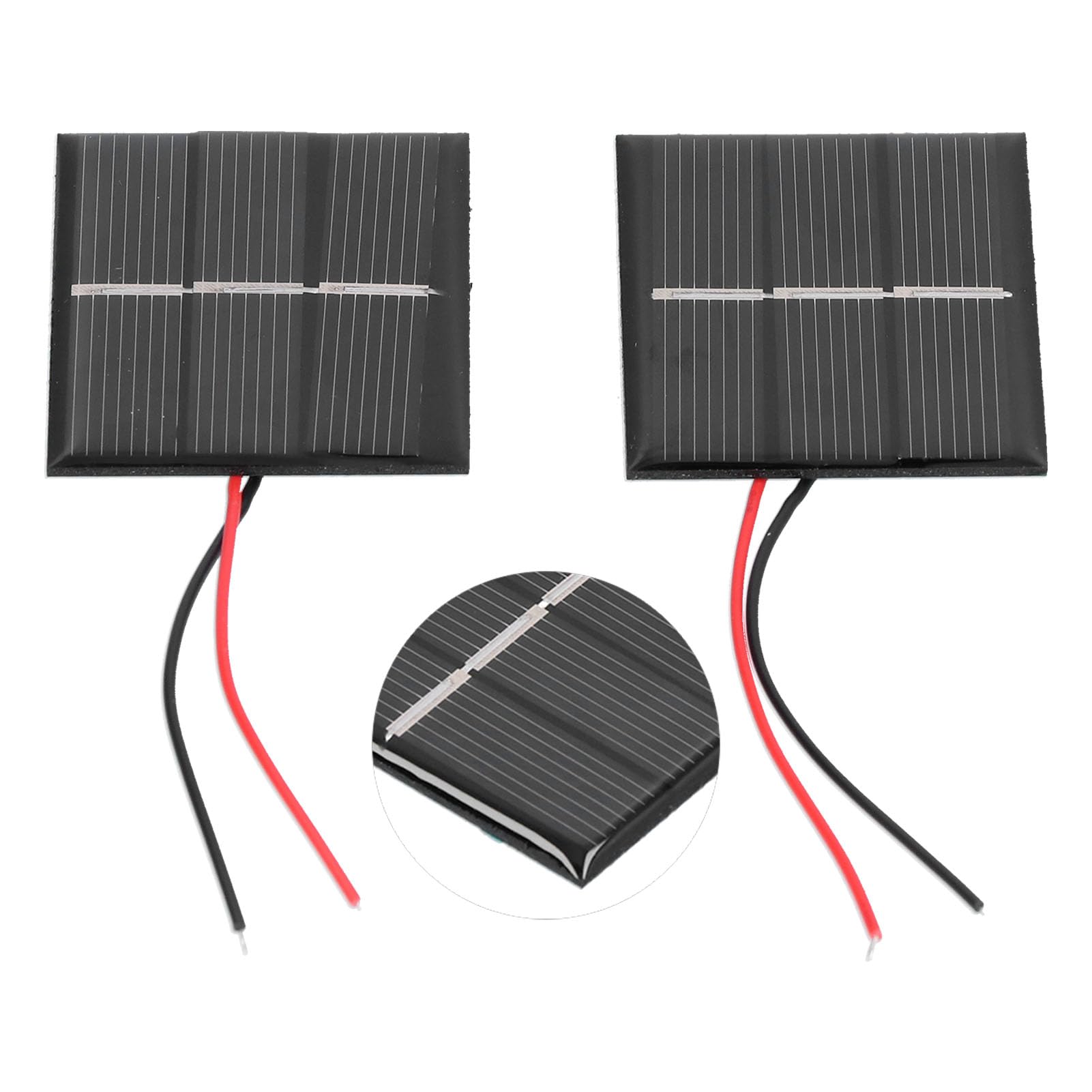 Module à cellule micro solaire - Panneau solaire résistant au pour éclairage jardin solaire, feux de circulation, 43 x 55 mm 0,4 W 1,5 V.