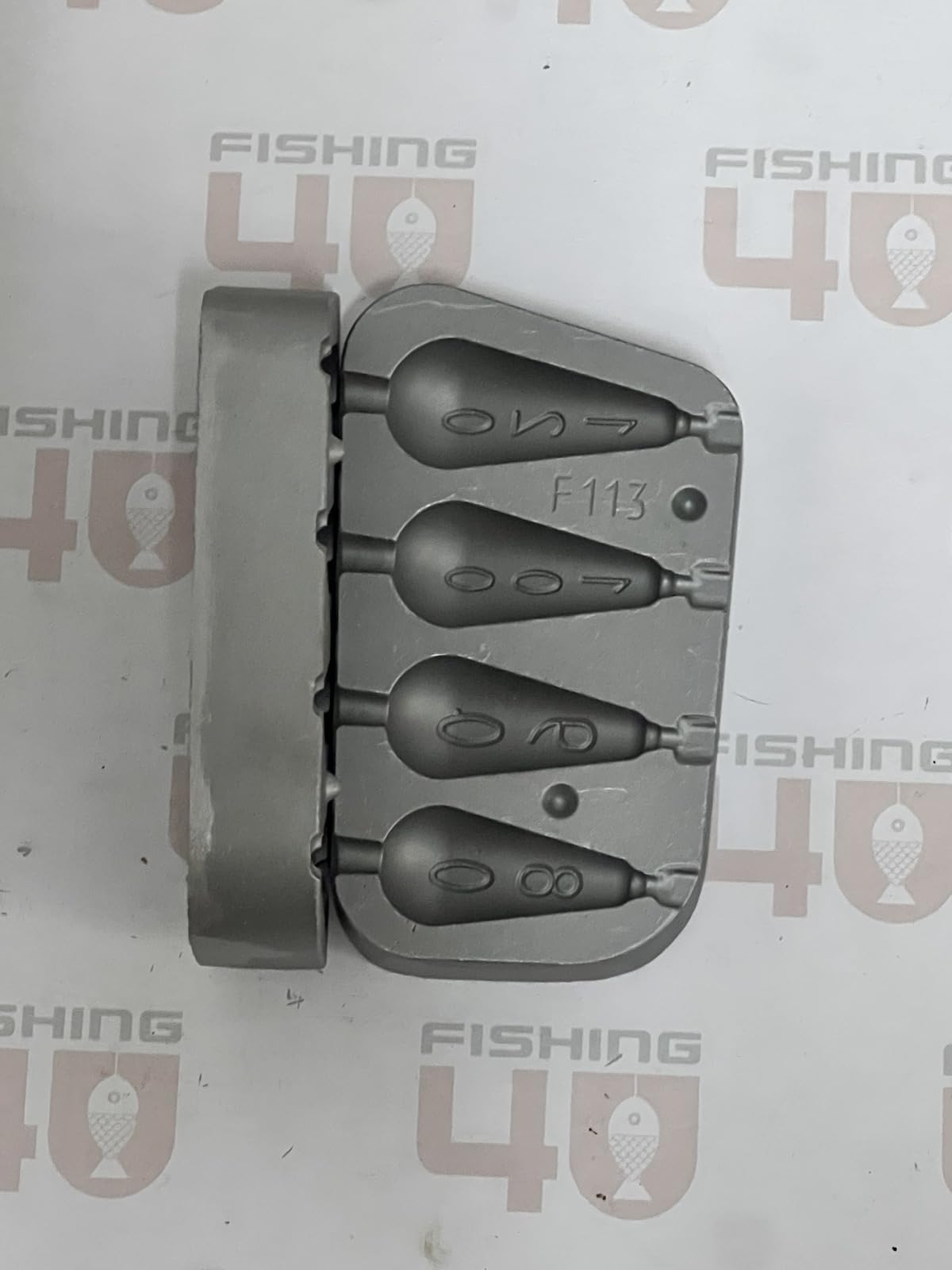 Pear Fishing Weight Mould 80-90-100-120 g Sea Boat, Carp Fishing / 100pcs Barrel Swivels Included
