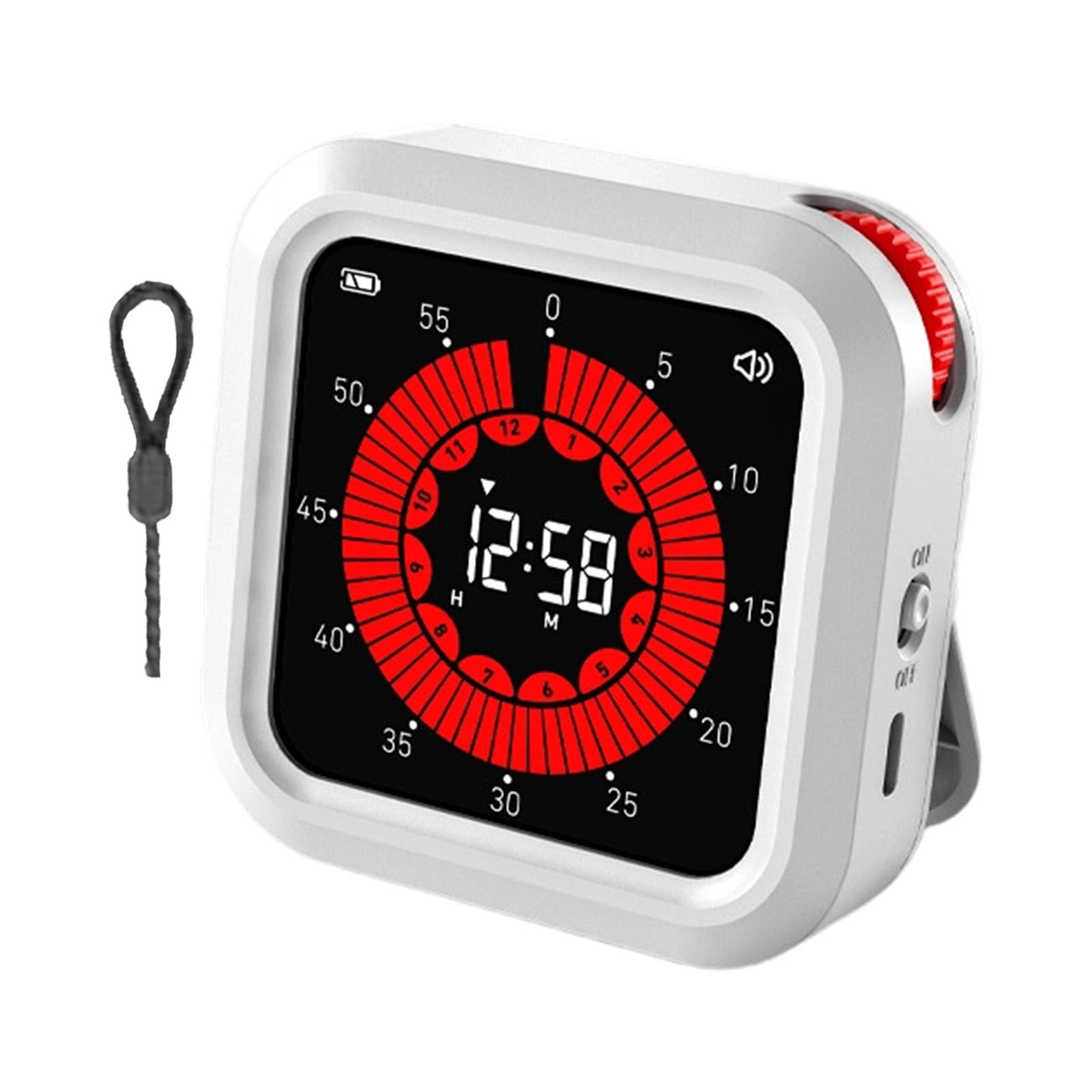 CAZSTYK Rechargeable Digital Timer for Kitchen Cooking Baking and Study Countdowns Kitchen Tool