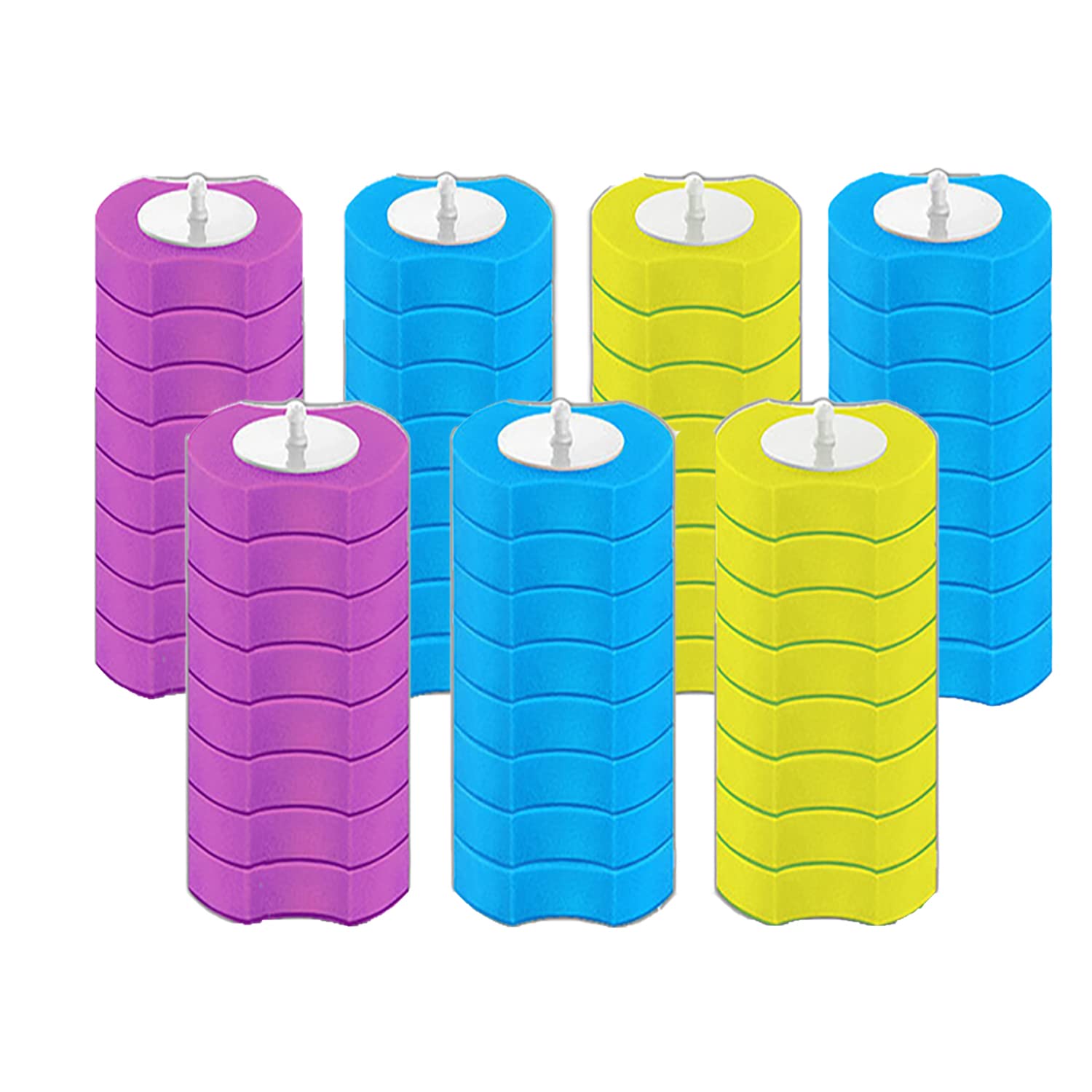 56 recambios de cepillo de inodoro, cabezales desechables para inodoro con limpiadores (solo para KIRIKIT Brush) para el hogar, suministros de limpieza de baño
