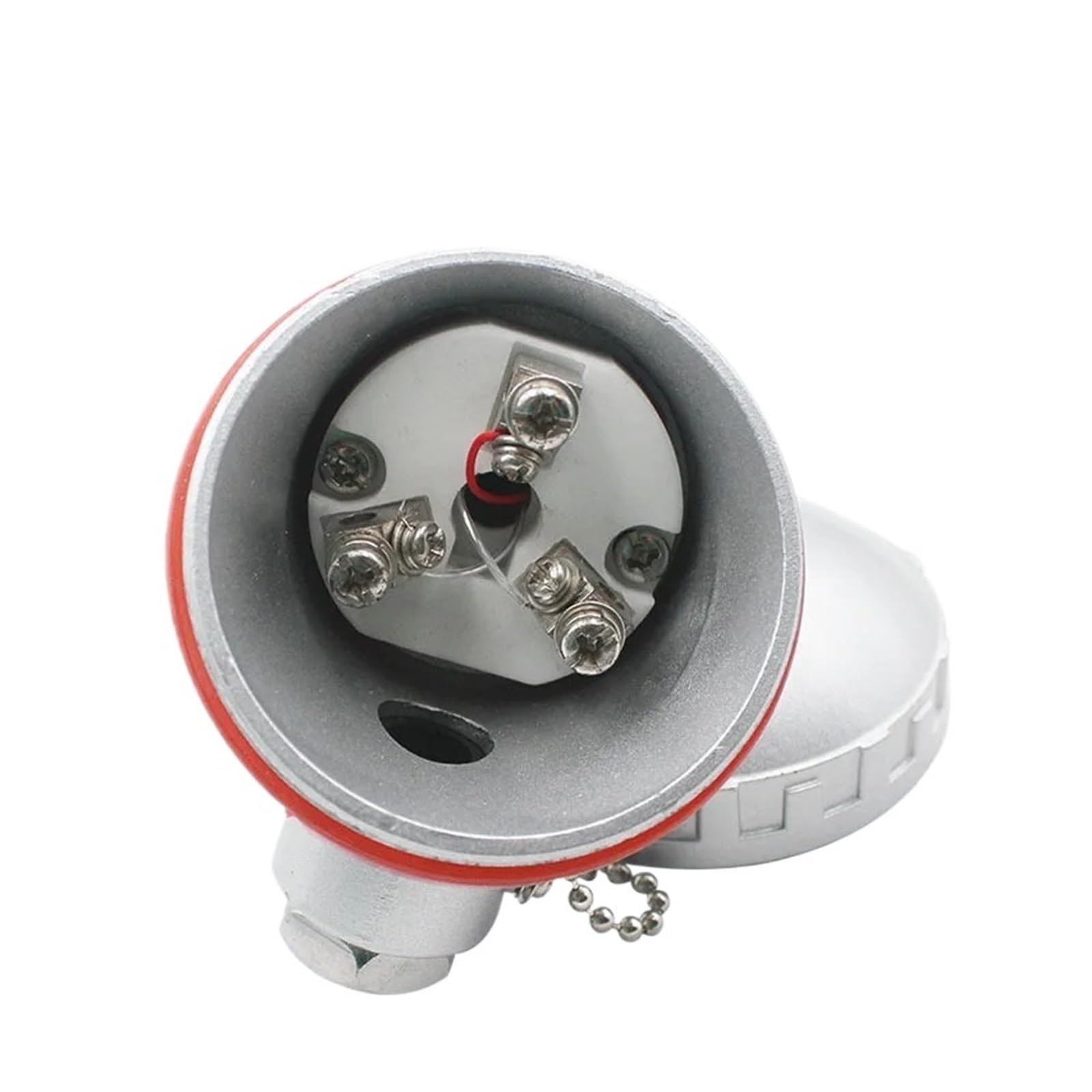 Sensor de temperatura, Sensor de temperatura PT100, transmisor, caja de conexiones, sonda índigo, 50-300 mm, QDY60B(Probe 300mm)