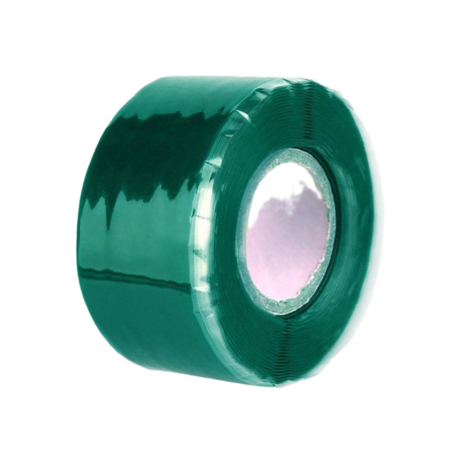 Oshhni Silicone autofondente, nastro per riparazione tubi, nastro per tubi in gomma resistente e a tenuta stagna, tubo per acqua, Verde