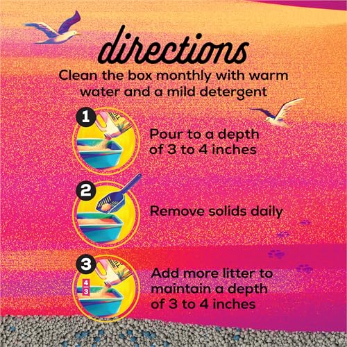 Purina Tidy Cats Bahama Sunset Scented Clumping Cat Litter Odor Control Formula - Image 7