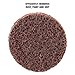 OEMTOOLS 22516 2” Twist Lock Surface Prep Discs, 25 Piece Set, Medium, Maroon Finishing Abrasive 2” Sanding Disc Surface Conditioning Tool Bundle, Sander, Rotary Tool, and Die Grinder Accessories