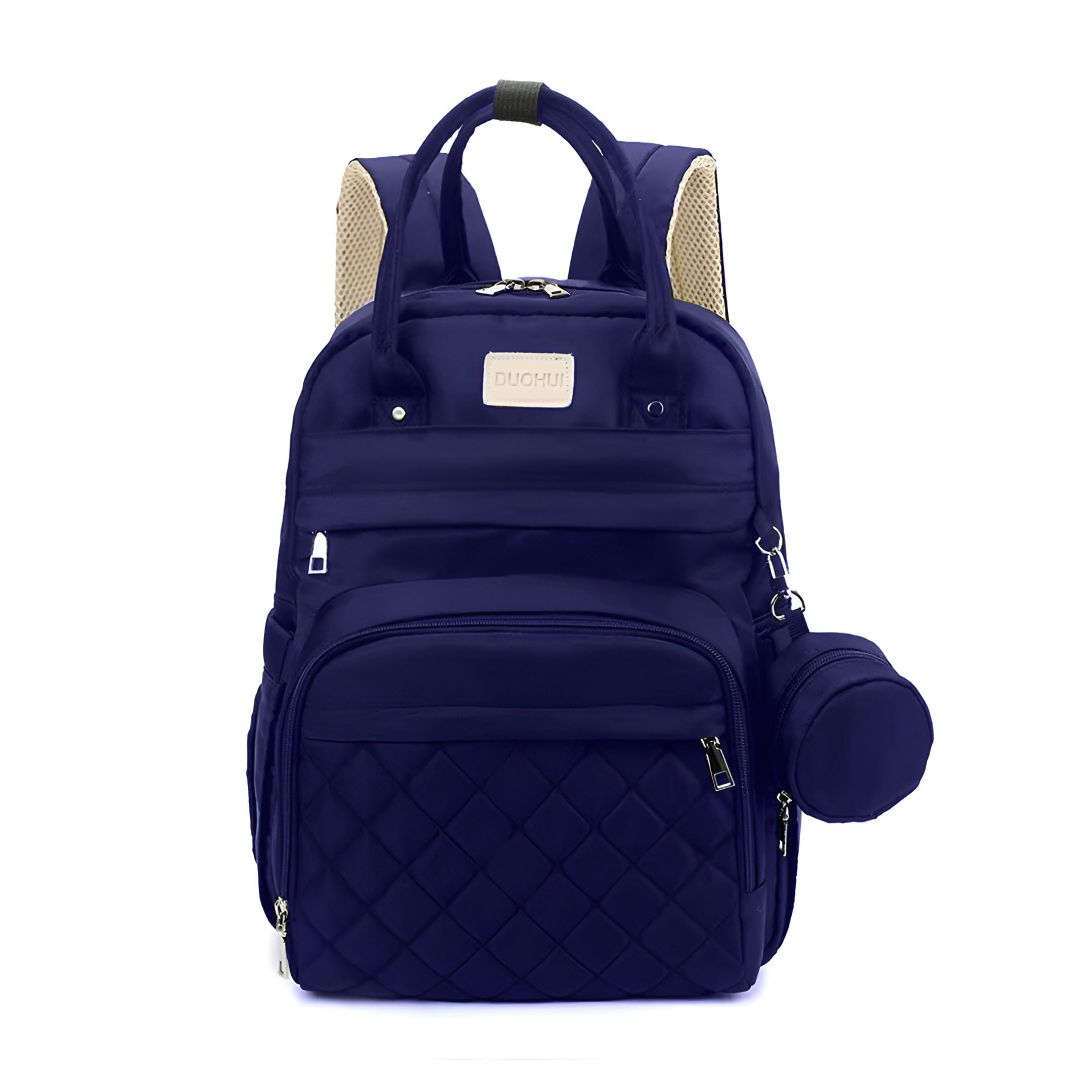 DREAM DOODLE Portable Diaper Bag Backpack Large acity Water-Resistant Travel Baby Nursing Bag Mommy Bag with USB Charging Port Stroller Straps 3 Thermal Pockets for Baby Bottles-image-15