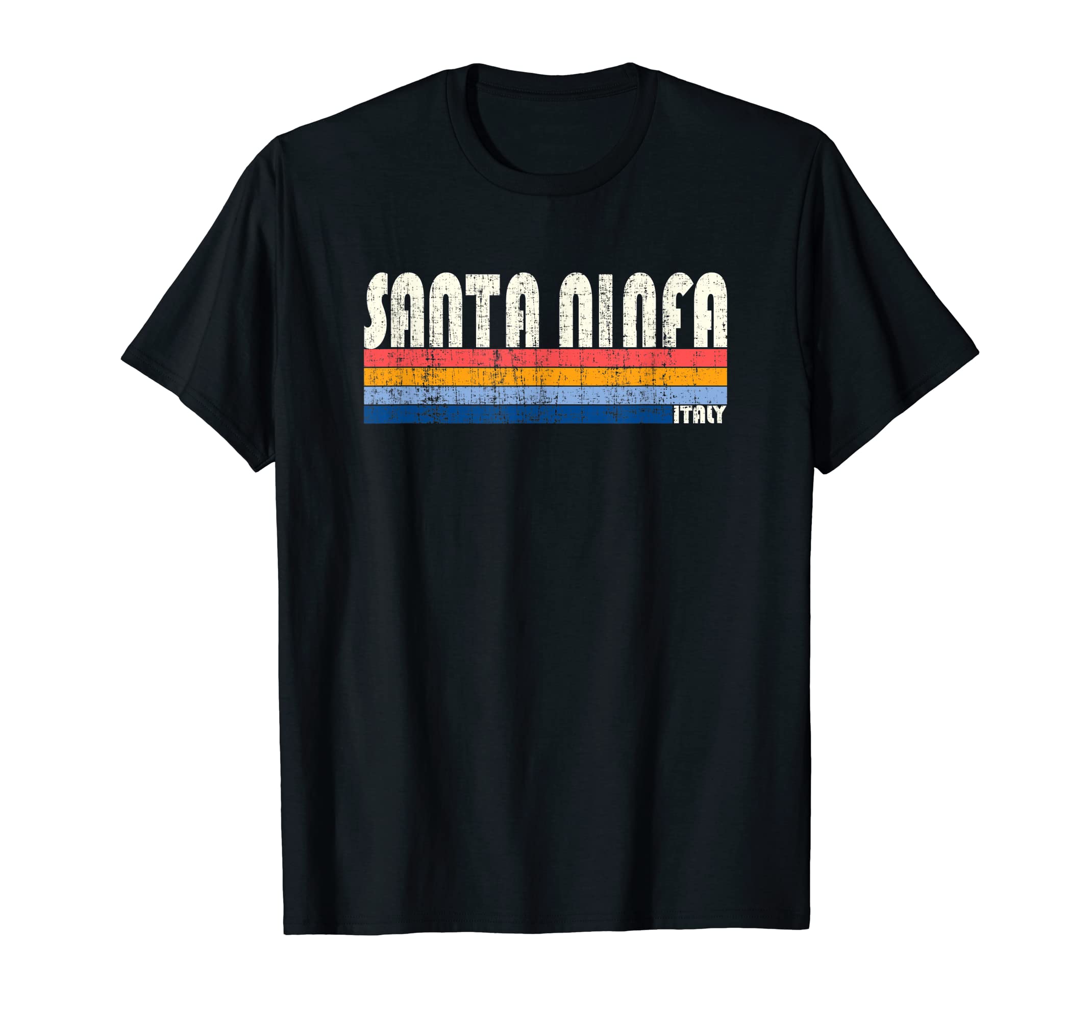 Retro Vintage 70s 80s Style Santa Ninfa, Italy T-Shirt