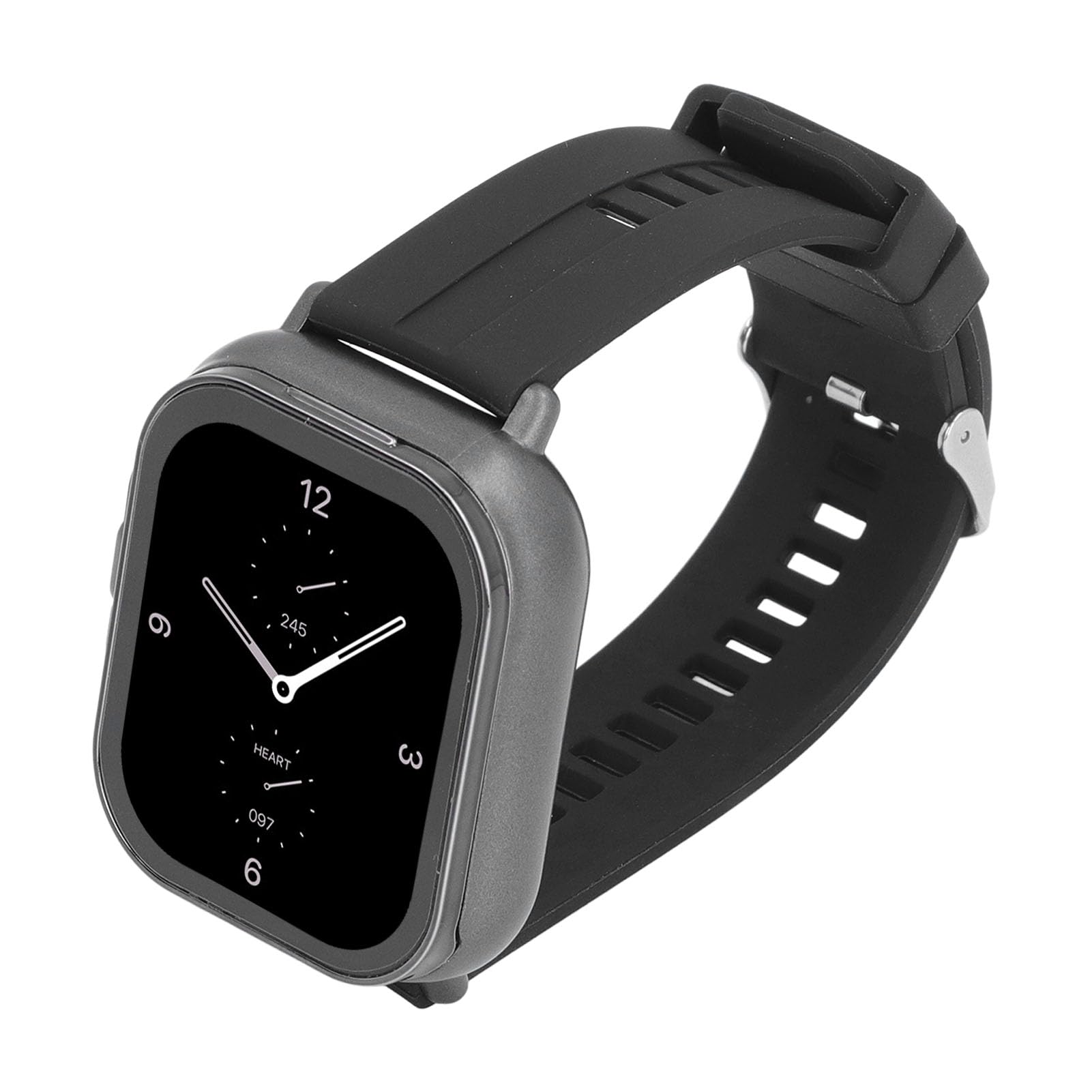 2 in 1 Smart Watch with WL Earbuds, 2.01 Inch HD Screen Fitness Watch, Multi Function Bluetooth 5.3 Smartwatch for Android, Support NFC and Multi Sports Modes (Black Shell (Black