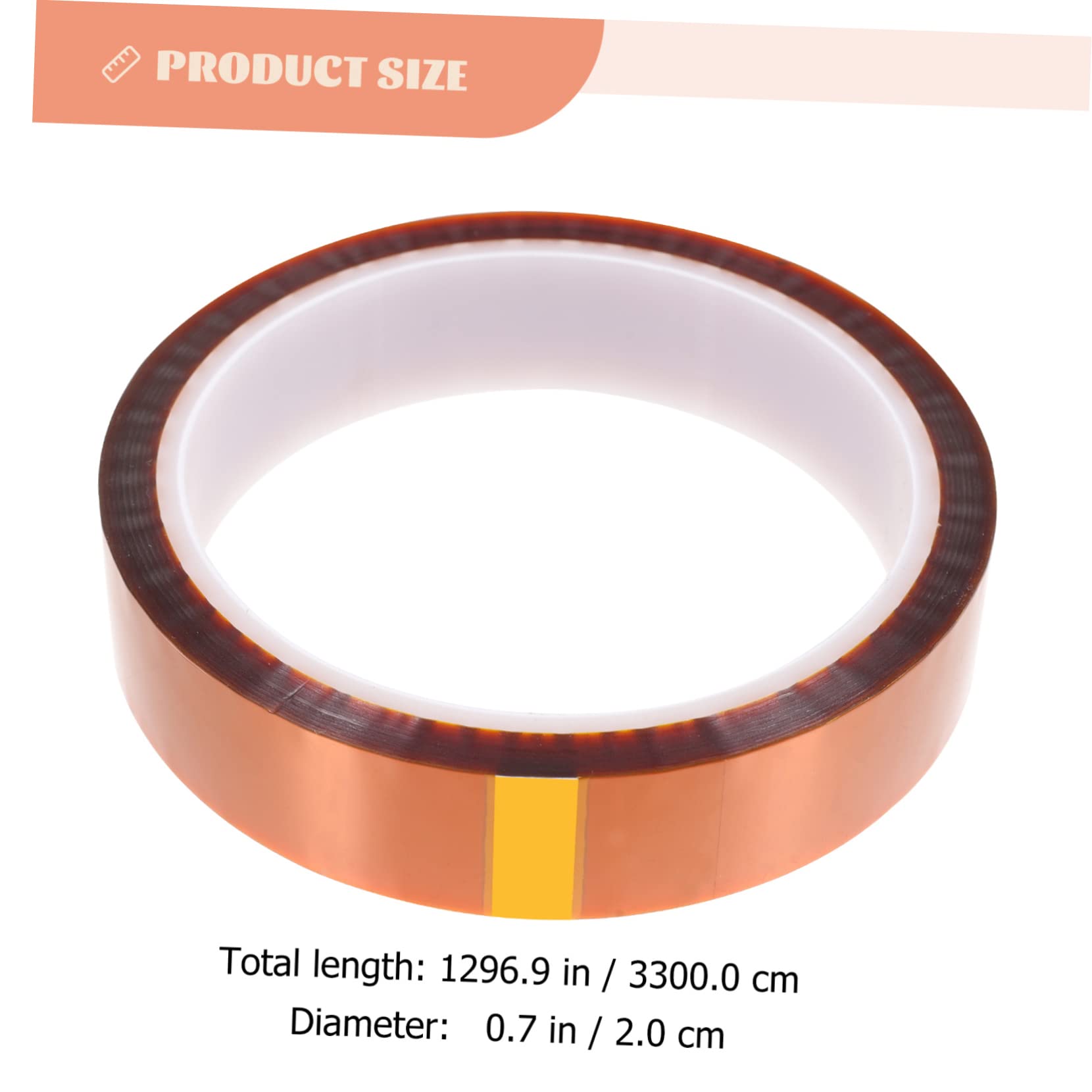 DECHOUS Heat Insulation Tape Heavy Duty Adhesive Tape High Temperature Resistance for DIY
