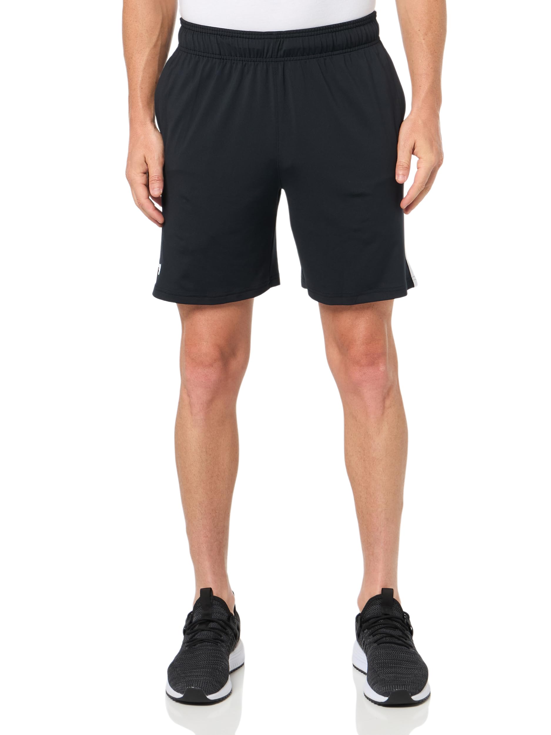 Under Armour Men's Project Rock Mesh Shorts, (001) Black / / White, Large