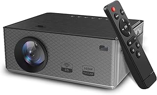 2023 Video Projector 5G WiFi Bluetooth Projector Full HD 1080P Projector 4K Support Movie Projector 9500L Oudoor Portable Mini Projector Compatible with TV Stick Laptop Tablet PC HDMI USB TF DVD