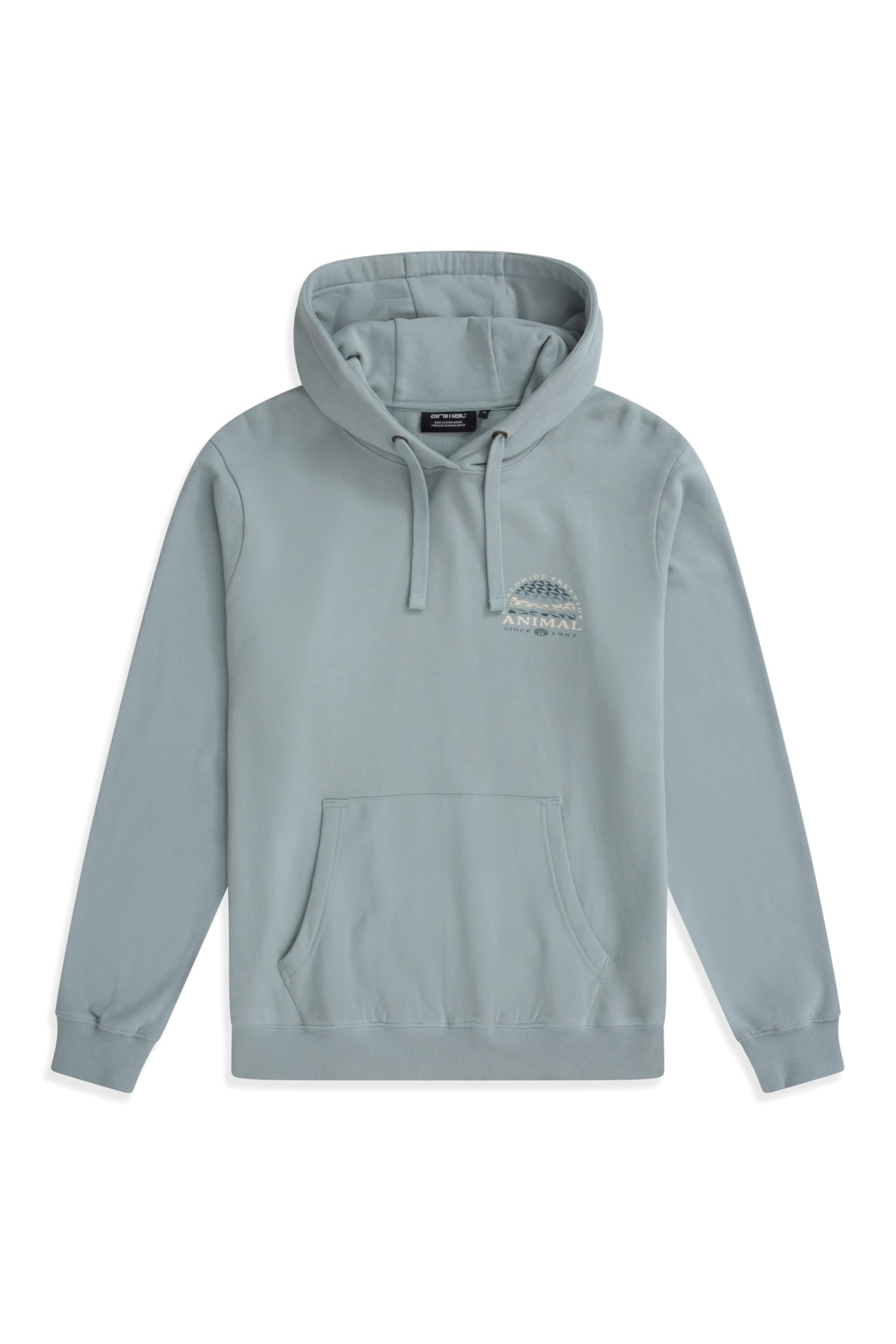 Animal River Mens Hoodie - Kangaroo Pocket, Soft Cotton Jersey with Adjustable Hood - Best for Spring Summer, Holiday & Outdoors Light Blue XS