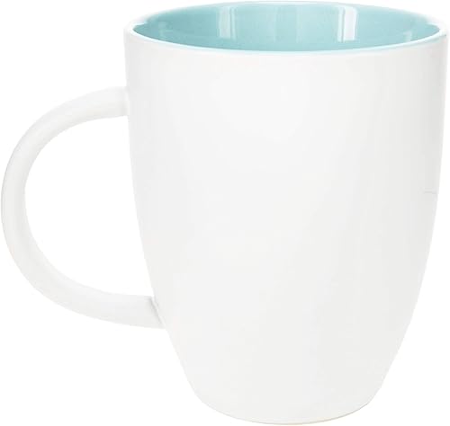 Miniatura 2 de Pavilion Gift Company Inside Every Cloud - Taza de café de gres de 20 onzas, color blanco
