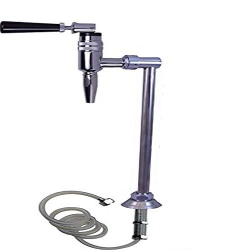 Upright Slim Chrome Beverage Tower, Kegerator, Countertop, All SS304 Contact
