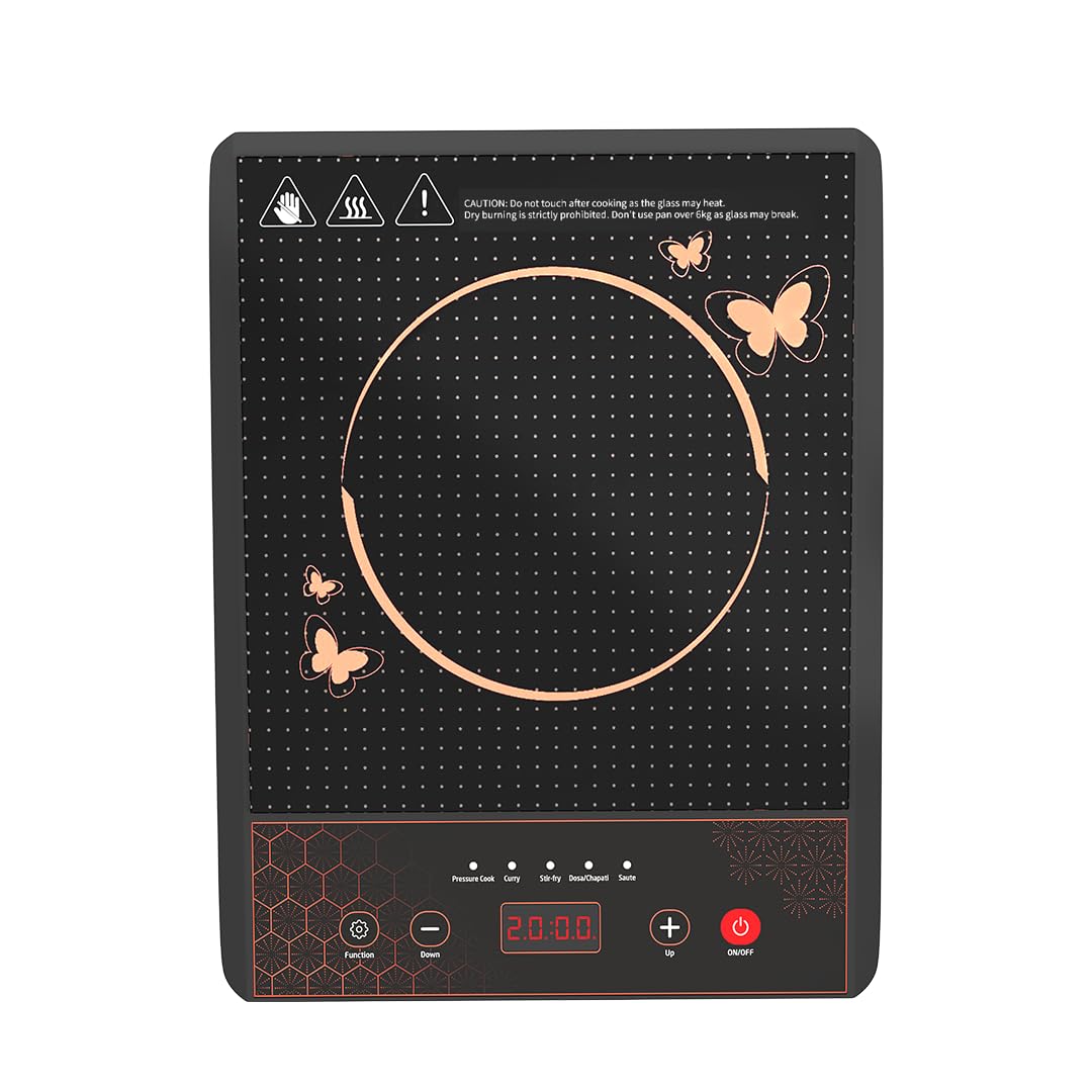 Cellecor Induction Cooktop - 2000W, 5 Modes, Auto Shutoff -1