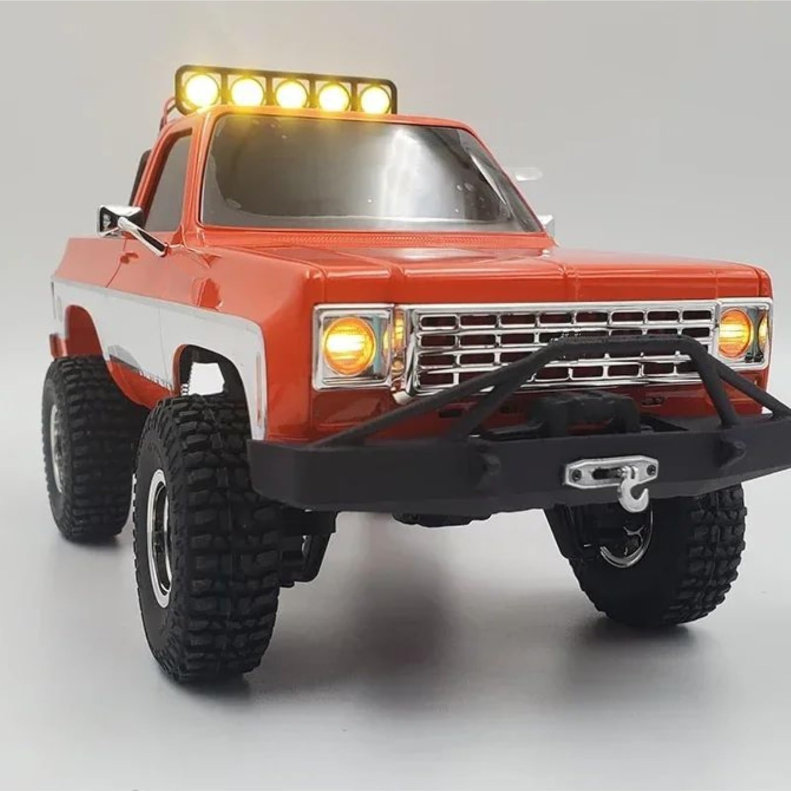Dach Gelb Scheinwerfer Taschenlampe Spezielle Material Für FMS Für Fcx24 K5 Für Pickup LKW 1/24 Rc Auto Upgrade Teile RC Modell Upgrade Teile