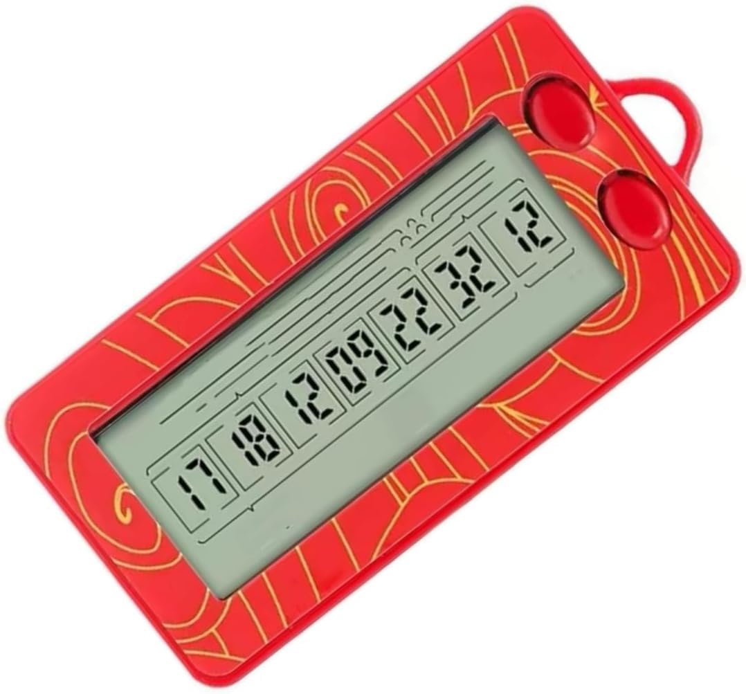 Fxieng 1PC Red Lottery Number Selector - FortuneMachine Electronic Random Generator Bingo Sets for Adults
