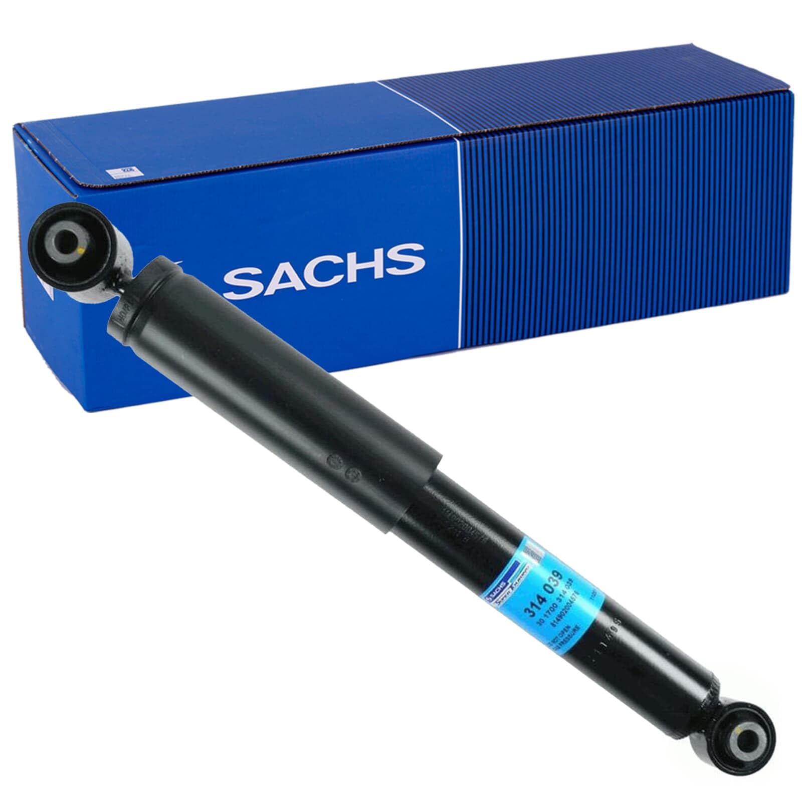 SACHS 314 039 Shock Absorber compatible with Nissan QASHQAI I (J10, NJ10) 2006-2015 Rear Axle