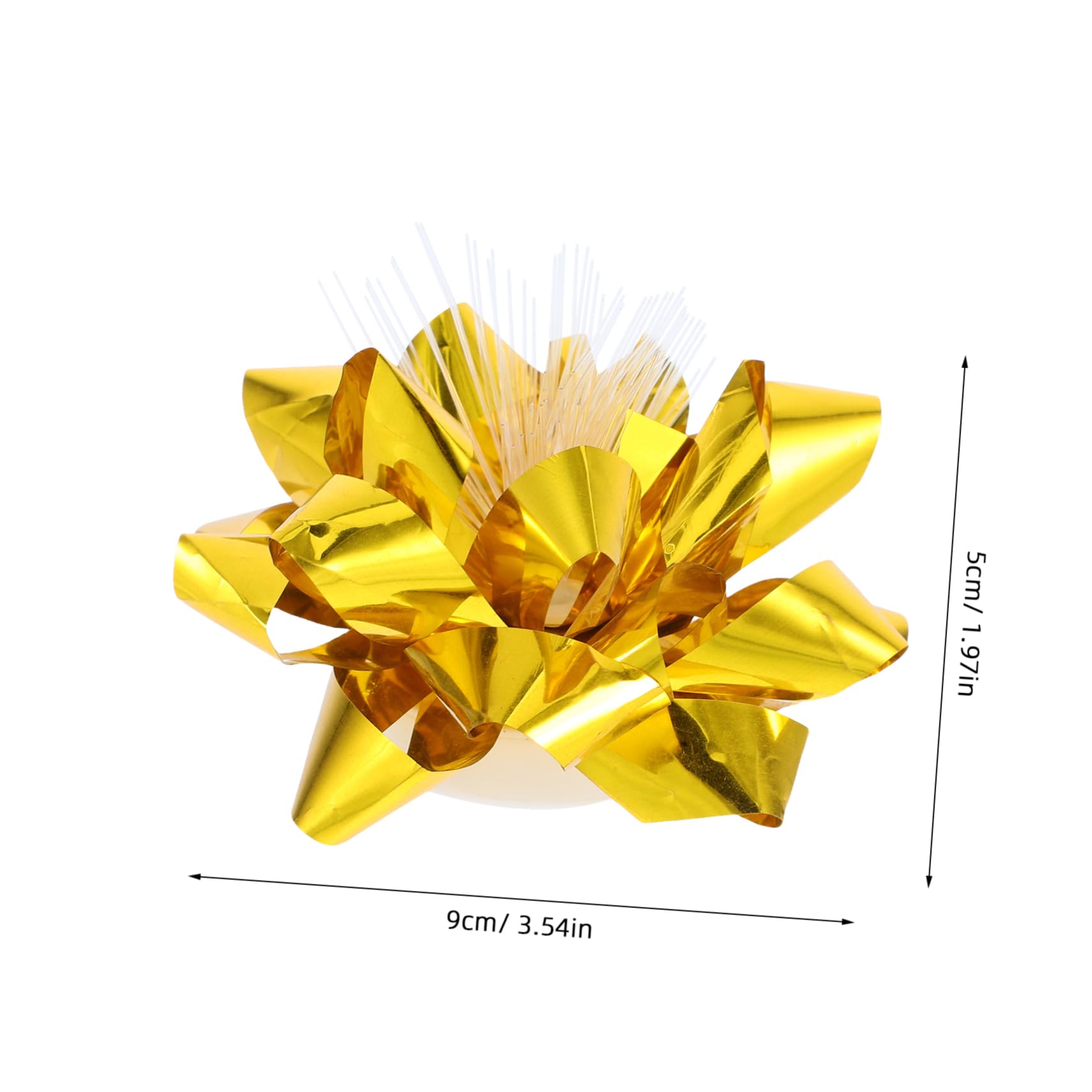 HEMOTON Led Flower Lights Night Light Colorful Fiber Optic Tulip Decorative Lighting Random