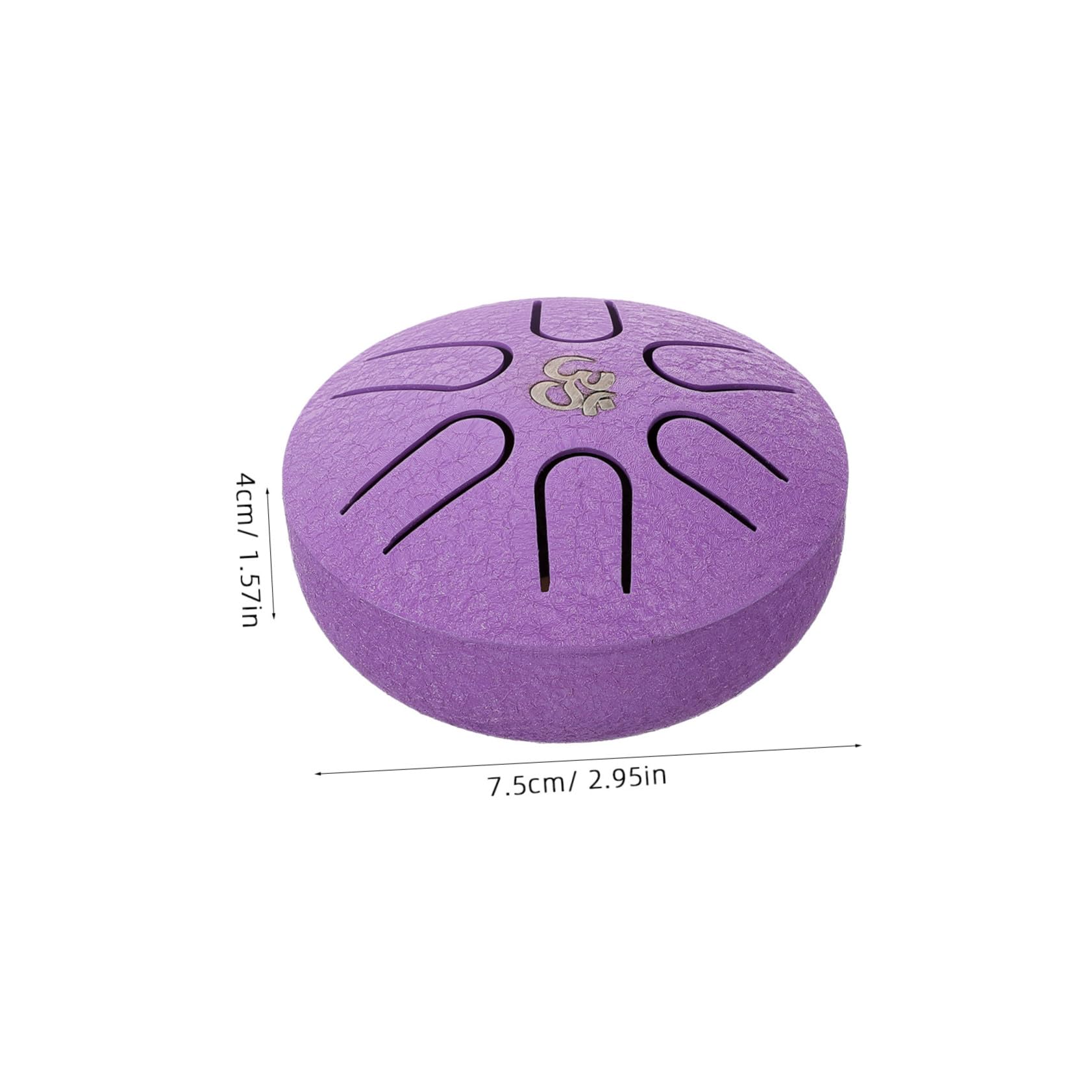 Abaodam Mini Steel Tongue Drum Portable Percussion 3 Inch/6 Inch Titanium Steel for Relaxation Beautiful Melodious Tone