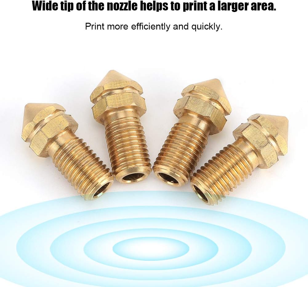 review 3D Printer Accessories UM3 Extruder Brass Nozzle 0.4mm for 3.0mm Consumables / Ultimaker Spare Parts, 2x2x1cm