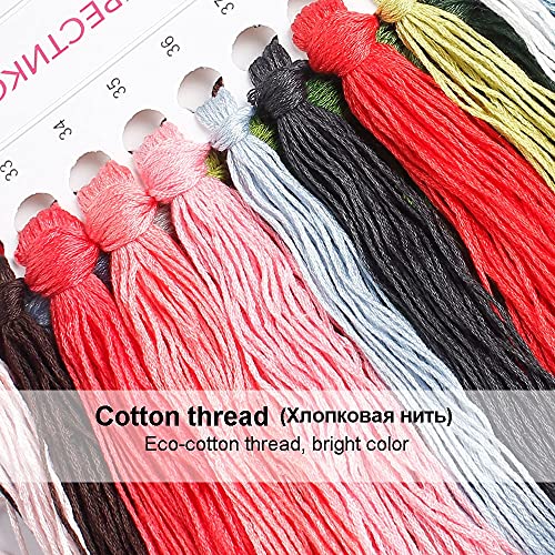 Borduurwerk Kruissteek Sneeuw Landschap Handwerksets Voor Full Kits White Canvas DIY Winter House Gift Home Decor 14CT… - Afbeelding 3