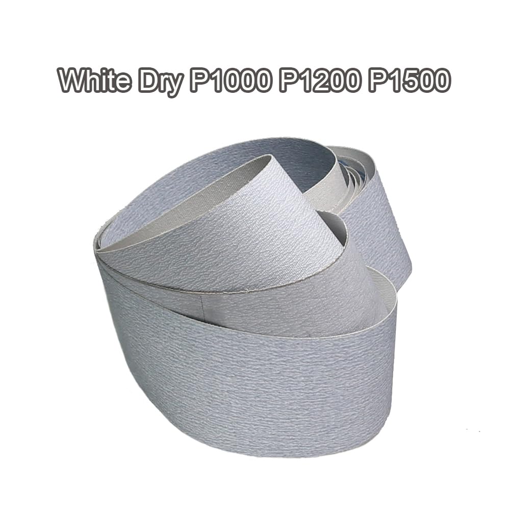 Bandas de lija de 4" x 36" - Paquete de 5 bandas abrasivas de óxido de aluminio for lijado de madera - Granos 150 a 1000(1000mesh)