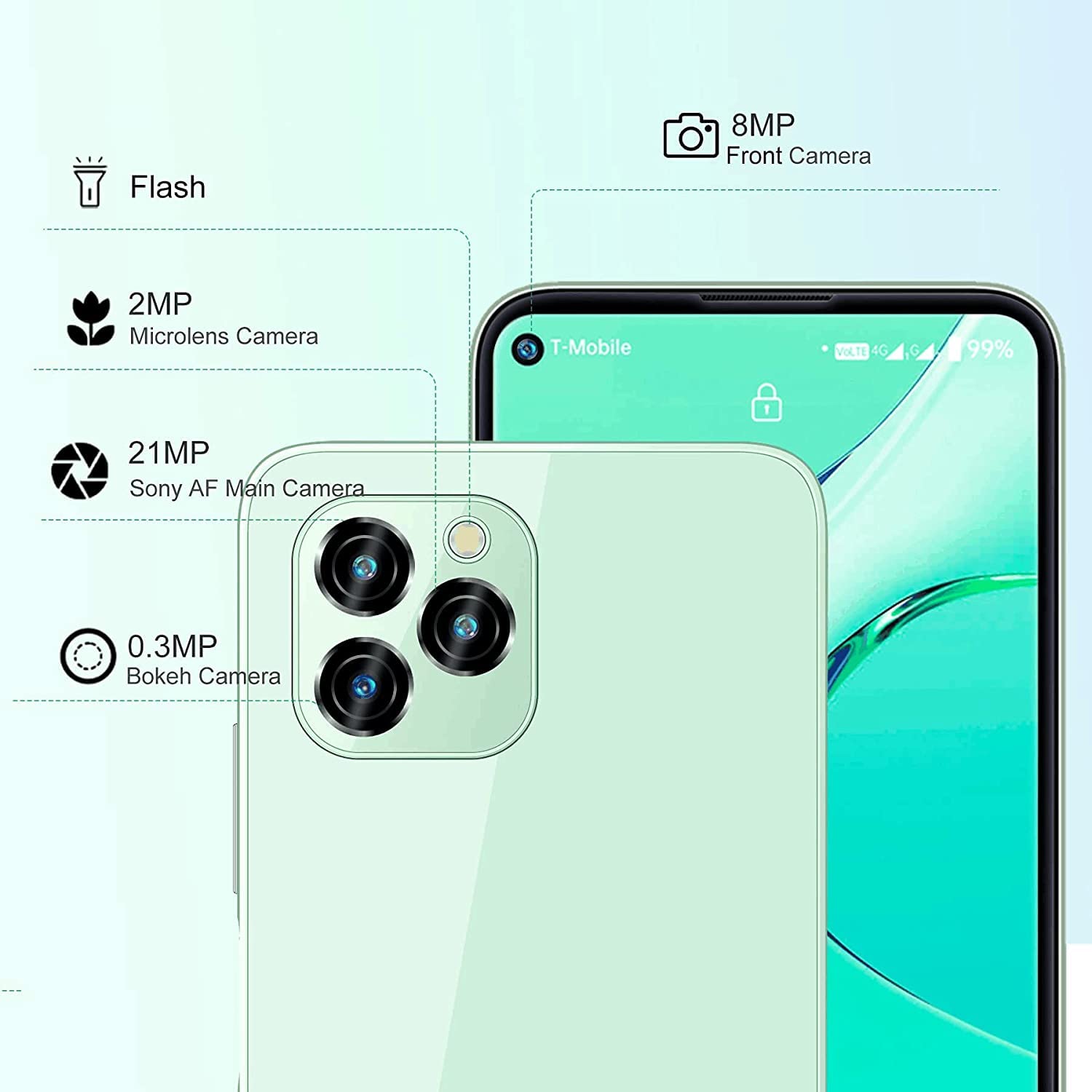 Amazon.com: OUKITEL C21 Pro Unlocked Cell Phone 6.39 Inch HD+
