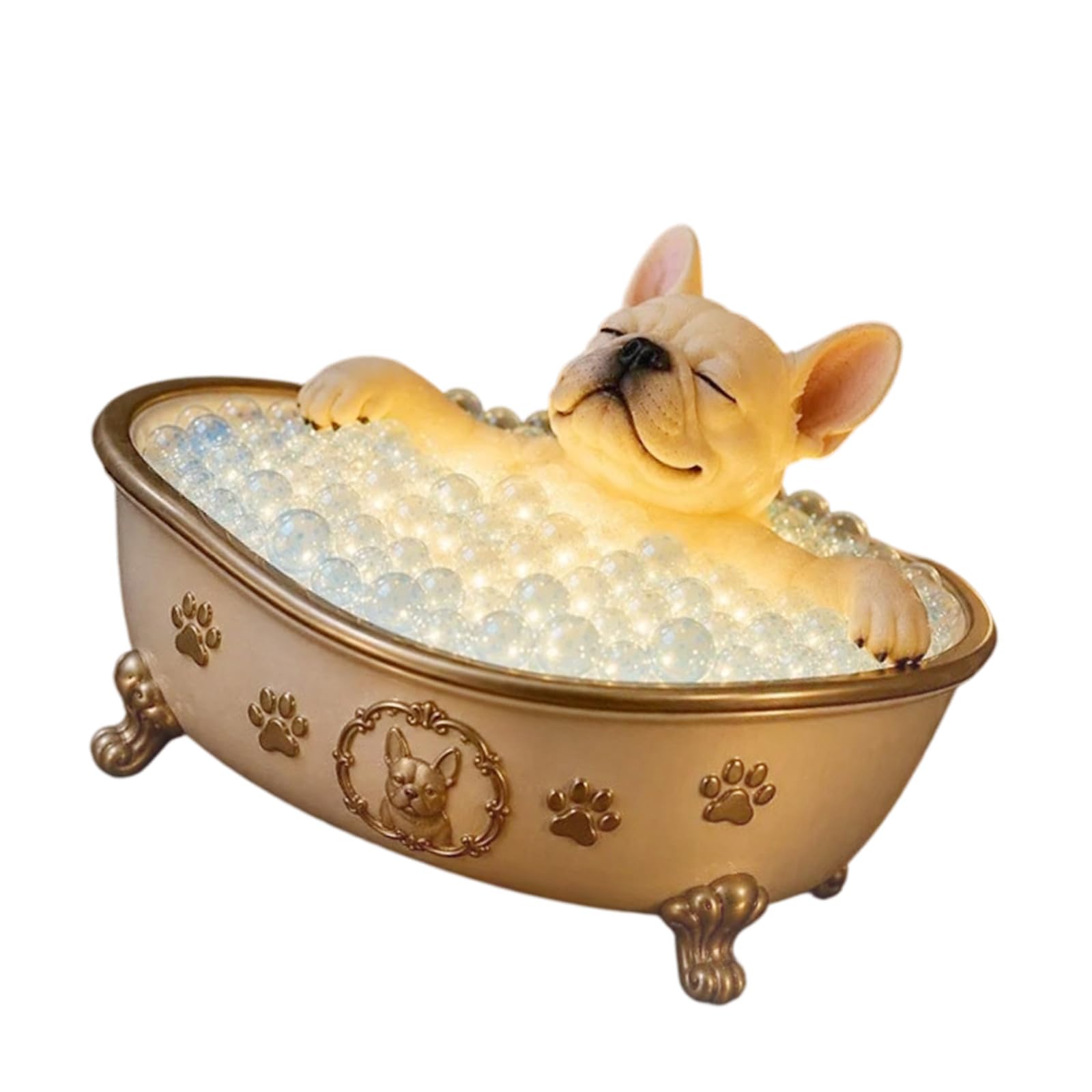 ZEPFJHE Bathtub Lamp Decor Lamp, Warm Animal Display Light for Bathroom Counter, Shelf Accent, and Tabletop Decor Use or Tabletop Display Areas