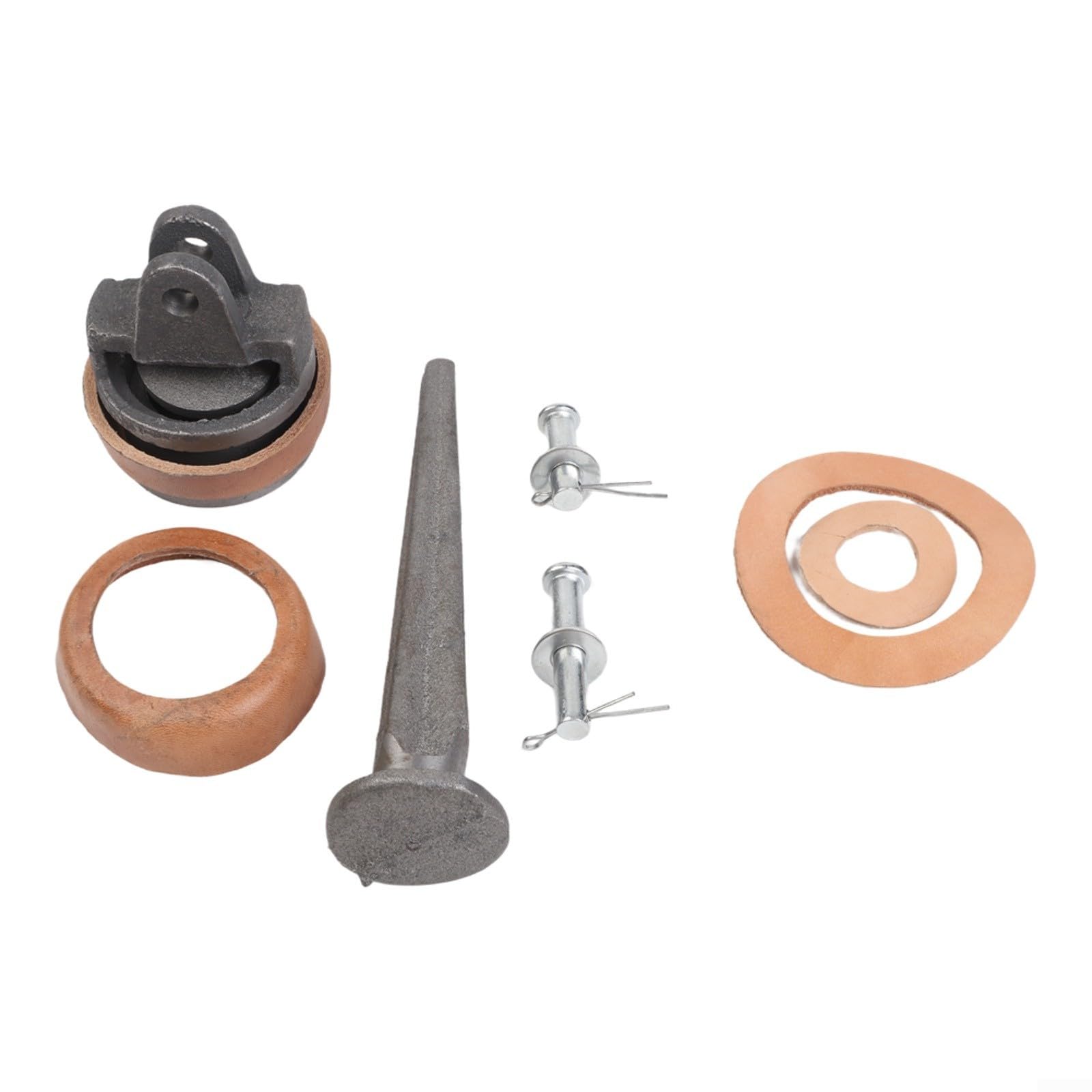 Kit pistone di ricambio per pompa manuale tipo 75 con vite valvola, manicotto in ecopelle e guarnizione, pistone in ghisa grigia per una manutenzione e una tenuta efficienti, kit completo di
