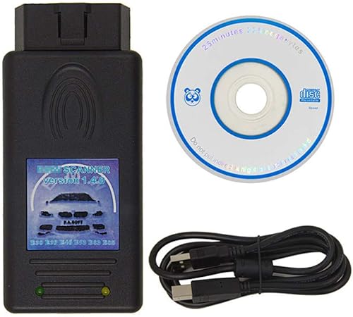 El escáner 1.4.0 para BMW puede hacer la determinación del chasis, modelo, motor, caja de cambios y conjunto completo