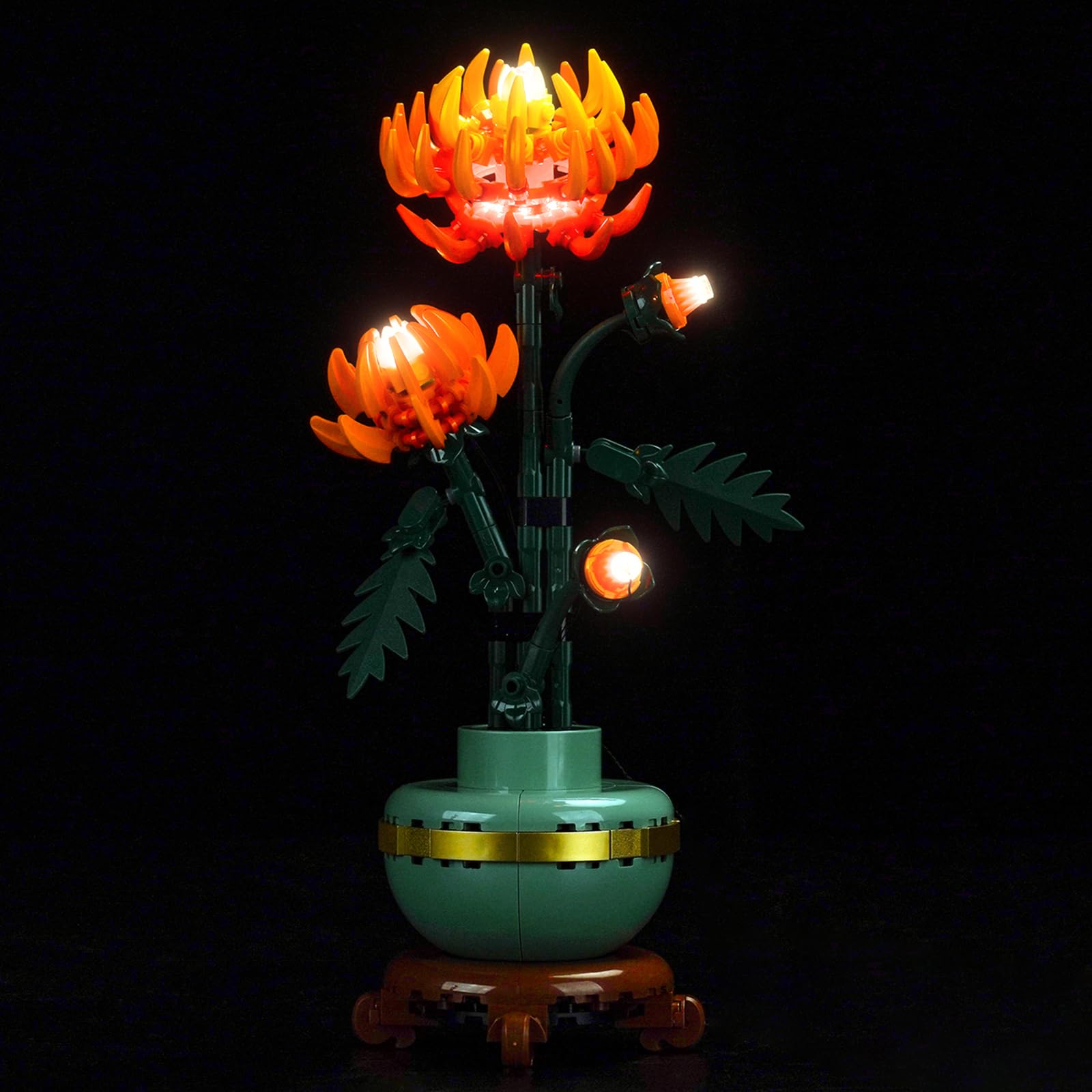 Light Kit for Lego Chrysanthemum Lighting Set for Lego 10368 Icons Chrysanthemum Set - Not Include Models, Just Light Kit